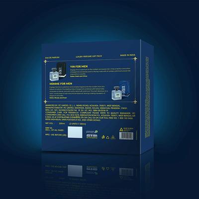 Engage EDP Yin + Homme 100ml each Giftbox 2's - Men Perfumes (Edt/Edp)