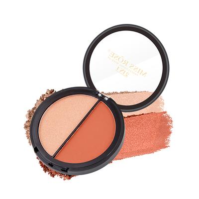 Miss Rose 2 In 1 Highlighter & Bronze Powder 7003 - 045 01 10 gm - Highlighters & Illuminators