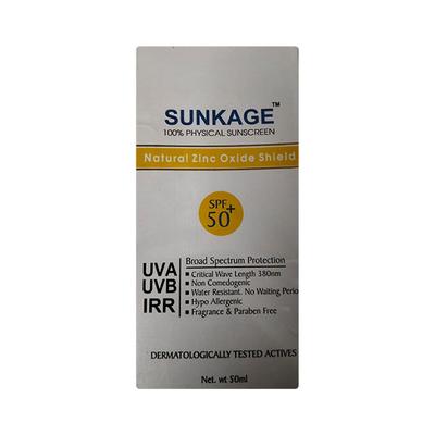 SUNKAGE SPF 50+ UVA UVB IRR Sunscreen 50ml - Sunscreen Preparations-Emo