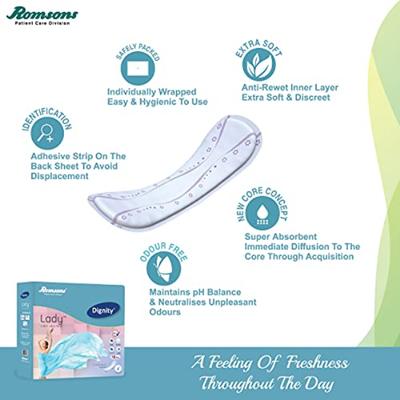 Dignity Lady Light Inco Pads 10's - Adult Diapers & Pads