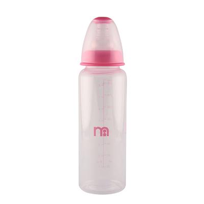 Mothercare Narrow Neck Bottle - Pink 250 ml - Feeding & Nursing