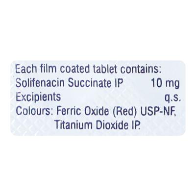 Soliten 10mg Tablet 10'S - Bladder And Prostate Disorders-Dru