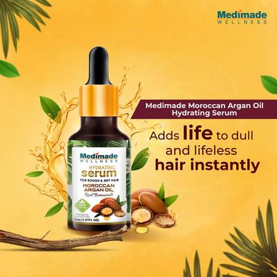 Medimade Hydrating Serum With Moroccan Argan Oil (Pack of 2) 1's - Hair Serums