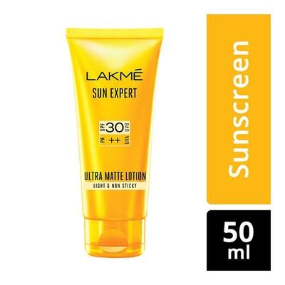Lakme Sun Expert SPF 30 Pa++ Ultra Matte Lotion 50 ml - Face Sunscreen
