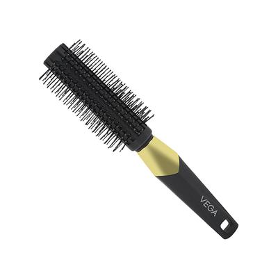 Vega Round Hair Brush for Adding Curls, Volume and Waves In Hairs, Men and Women, (E21-RB) 123 gm - Hair Brushes