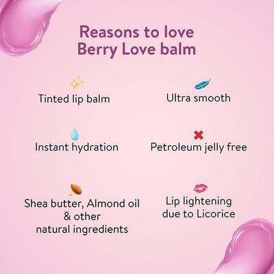 Belora Paris Berry Love Balm 8 gm - Lip Balms