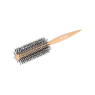Bronson Professional Round Hair Brush Wooden for Quick Curls, Waves and Volume to Hair 12's - Hair Brushes