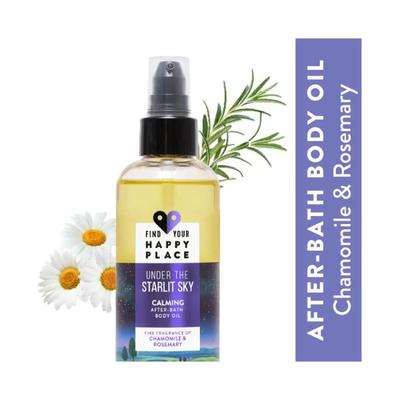 Find Your Happy Place Under The Starlit Sky After-Bath Body Oil Chamomile & Rosemary 200 ml - Hair Oils