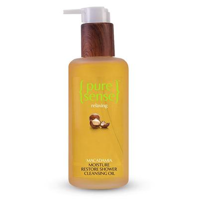 PureSense Macadamia Moisture Restore Shower Cleansing Oil 200 ml - Essential Oils