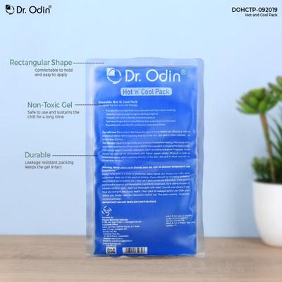 Dr. Odin Reusable Hot and Cool Pack - Transparent Gel Pack for Pain Relief with Microwaveable and Freezable Design, Injuries, and Swelling 1's - Hot Pack/Ice Bag