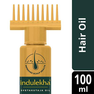Indulekha Svetakutaja Oil Ayurvedic Medicinal Oil For Dandruff Treatment 100% Ayurvedic Oil 100 ml - Hair Oils