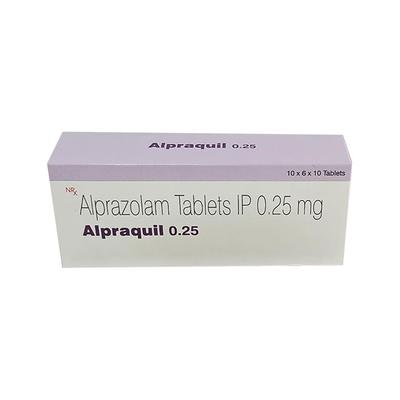 Alpraquil 0.25mg Tablet 10'S - Anxiety-Anx