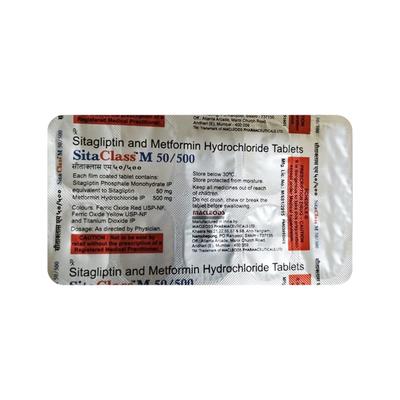 SITACLASS M 50/500 Tablet 10's - Diabetes-Ant