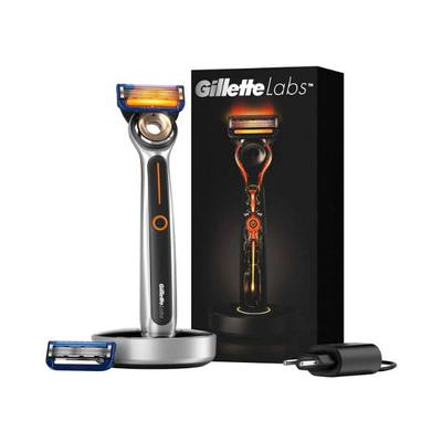 Gillette Labs Heated Razor Starter Kit Razor + Magnetic Charging Dock (World's Best Shaving Innovation) 2's - Razors & Cartridges