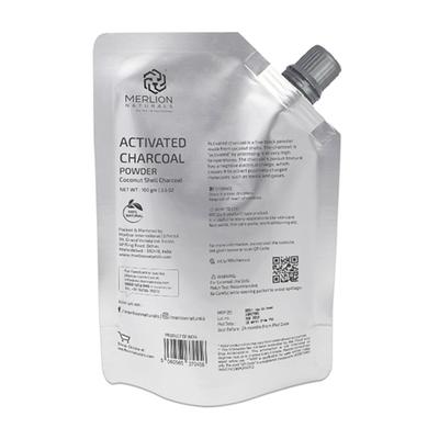 Merlion Naturals Teeth Whitening Activated Charcoal Powder 100 gm - Tooth Powder