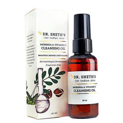 Dr. Sheth's Cleansing Oil - Moringa & Vitamin C 50ml - Face Oils