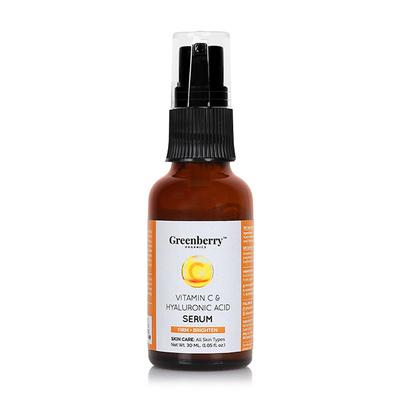 Greenberry Organics Vitamin C & Hyaluronic Acid Serum 30 ml - Face Serum