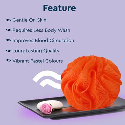 GUBB Exfoliating Loofah - 3 Loofahs 90 gm - Loofahs & Sponges