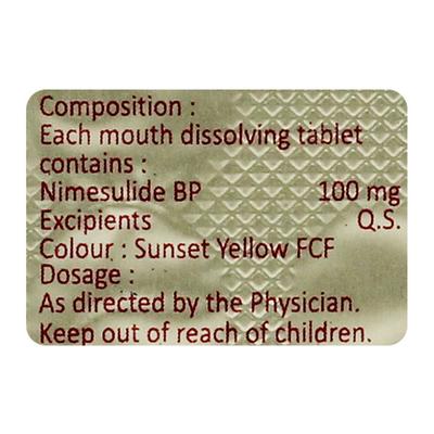 NIDAL MD Tablet 10's - Pain relief-Nsa