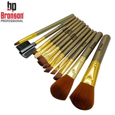 Bronson Professional Mini Makeup Brushes (Pack of 12) 1's - Face Brush