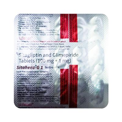 SITAHENZ G 1 Tablet 15's - Diabetes-Ant