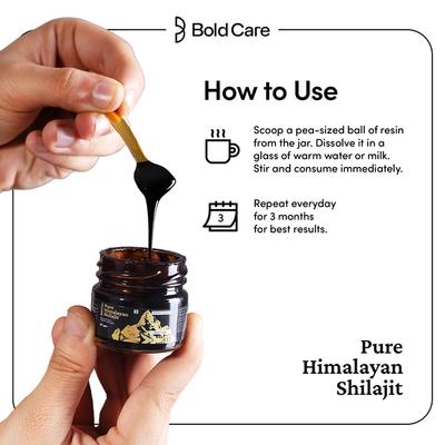 Bold Care Pure Himalayan Shilajit 20 gm - Other Supplements