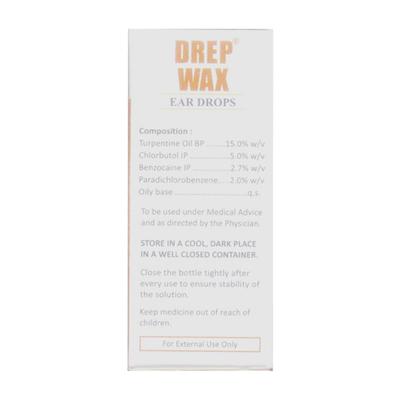 DREP WAX Ear Drops 10ml - Ear Conditions-Oth