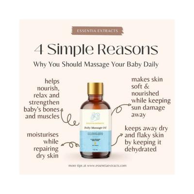 Essentia Extracts Baby massage oil 100 ml - Baby Skin Care