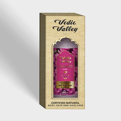 Vedic Valley BODY WASH PUSHP CERTIFIED NATURAL 300 ml - Shower Gels & Body Wash