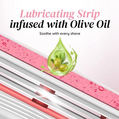 LetsShave Evior 3 Plus Disposable Razor - Women (Pack of 6) - Hair Removal Accessories