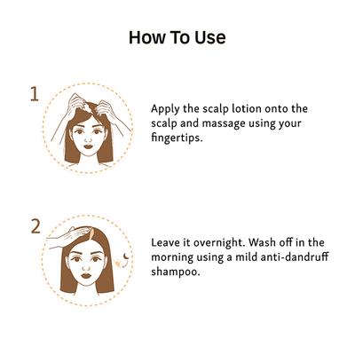 Mcaffeine Naked & Raw Cappuccino Coffee Scalp Lotion 100 ml - Hair Lotions & Tonics