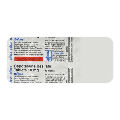 Beipos 10mg Tablet 10'S - Allergies-Ant