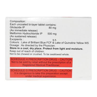 Glycigon M SR Tablet 10'S - Diabetes-Ant