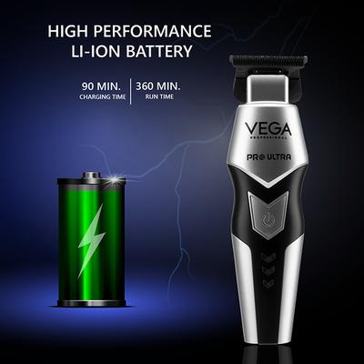 VEGA Professional Pro Ultra Professional Hair Trimmer With BLDC Motor, Silver & Black (VPPHT-09) 1's - Trimmers