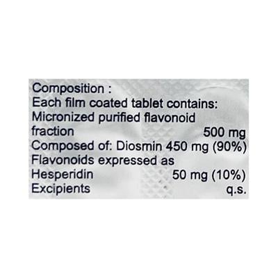 MACROID 500 Tablet 10's - Varicose Veins-Phl