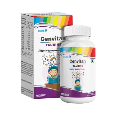 Healthvit Cenvitan Taurine Healthy Growth for Kids- Tablets 60's - General Health