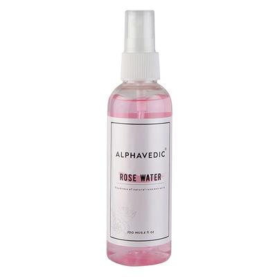 Alphavedic Gulab Jal with 100% Natural Rose Extracts, Boost Hydration 100ml - Face Moisturizers