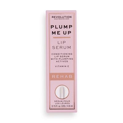Makeup Revolution Rehab Plump Me Up Lip Serum Vitamin E Pink Glaze 4.6ml - Lipstick Primers & Plumpers