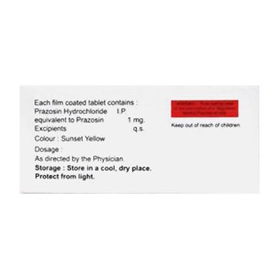 Prozoten 1mg Tablet 10'S - Hypertension-Per