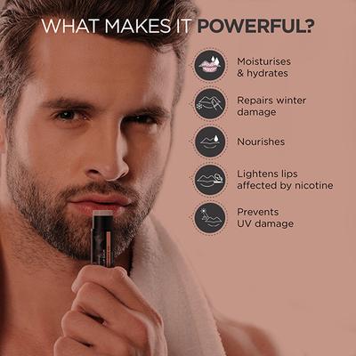 The Man Company Lightening SPF 15 Lip Balm 4gm - Lip Balms