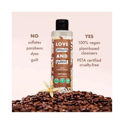 Love Beauty And Planet Coffee & Warm Vanilla Sulfate Free Body Wash 200 ml - Shower Gels & Body Wash