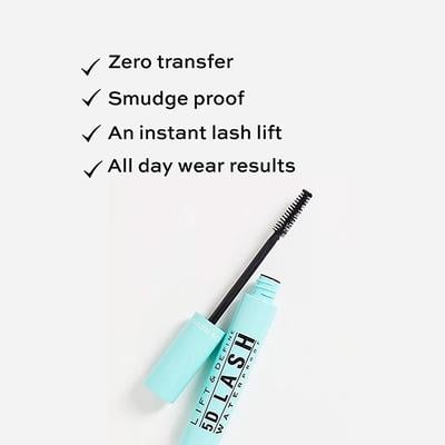 Makeup Revolution Lift & Define 5D Lash Waterproof Mascara with Hyaluronic Hydration Boost 14ml - Mascaras