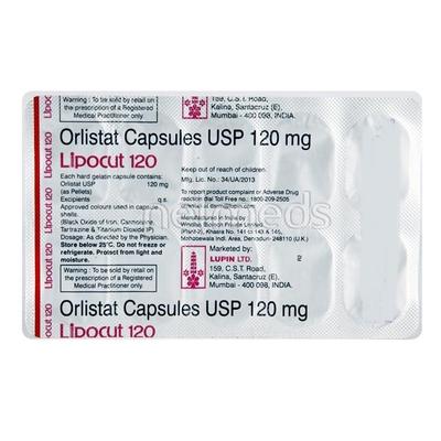 Lipocut 120mg Capsule 10'S - Obesity