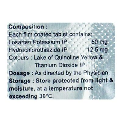 Lostan H 50/12.5mg Tablet 10'S - Hypertension-Ang