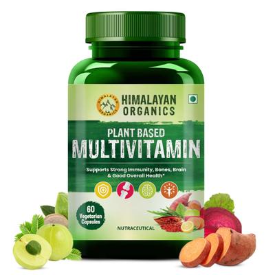 Himalayan Organics Plant Based Multivitamin Vegetarian capsule 60's - Multi-Vitamins