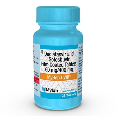 MYHEP DVIR 60/400 Tablet 28's - Viral infections-Ant