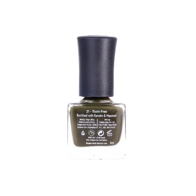 Color Fx Xprss Vegan Nail Enamel - Olive Green (309) 5 ml - Nail Polish