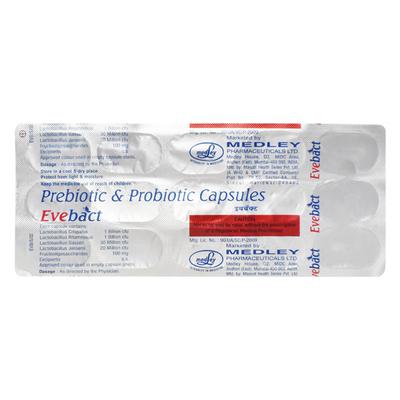 EVEBACT Capsule 14's - Diarrhoea-Ant