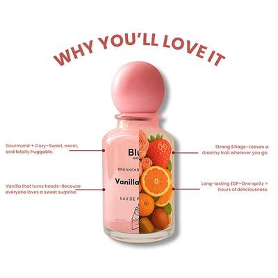 Blur India Perfume for Women - Vanilla Melts, Warm & Cozy Eau De Parfum, Long Lasting Perfume 30 ml - Women Perfumes (Edt/Edp)