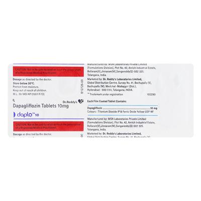 DAPLO 10 Tablet 10's - Diabetes-Ant